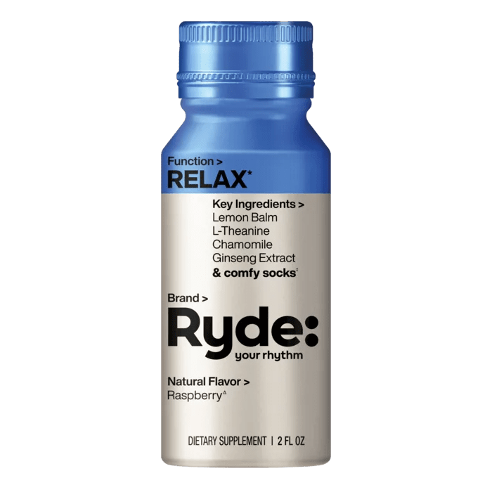 Relax Ryde shot bottle