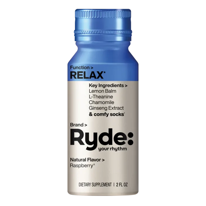 Relax Ryde shot bottle