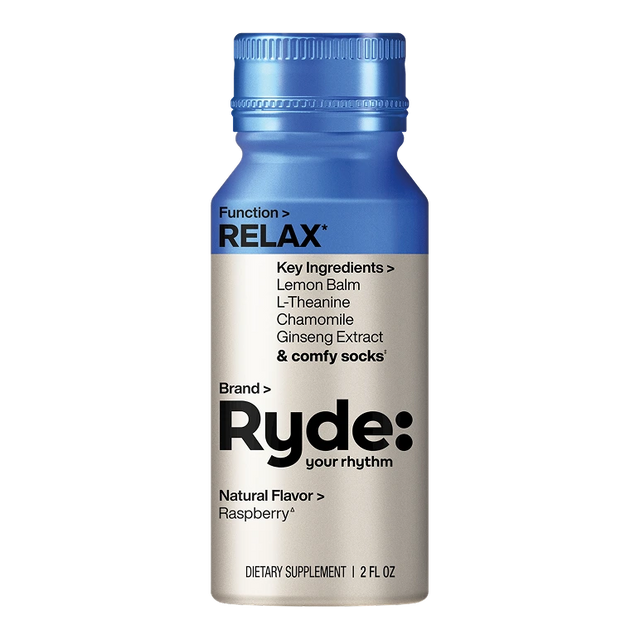 RELAX wellness shot bottle