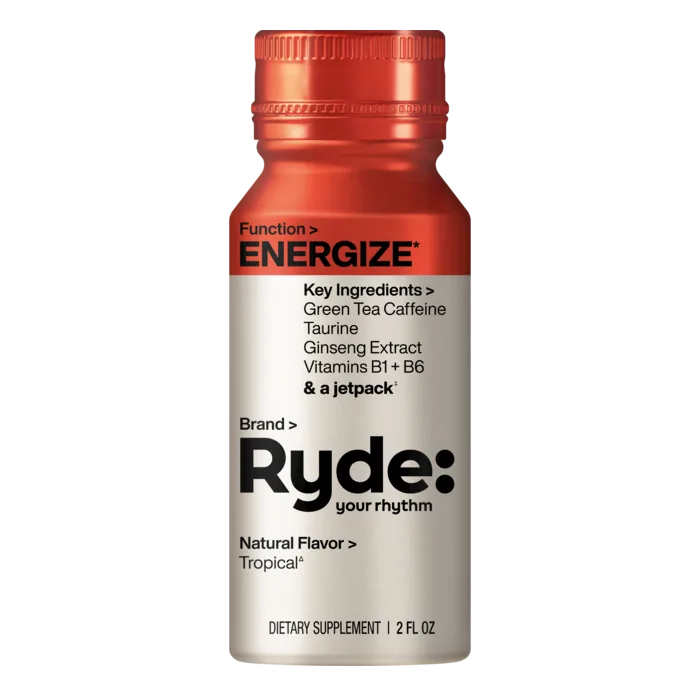 Energize Ryde shot bottle