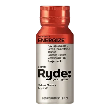 Energize Ryde shot bottle