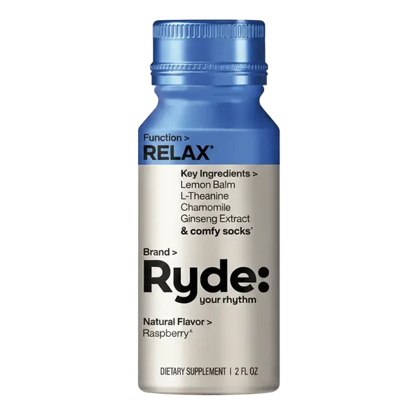 Relax Ryde shot bottle