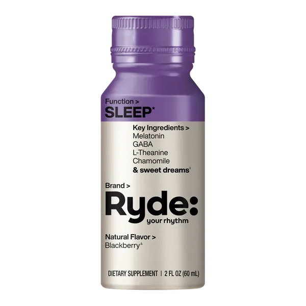 Sleep Ryde shot bottle